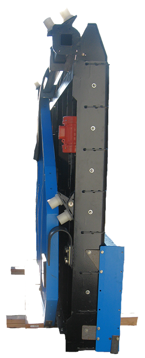 Side View of Desite SLG-108 Topsoil Screener packaged and ready to ship