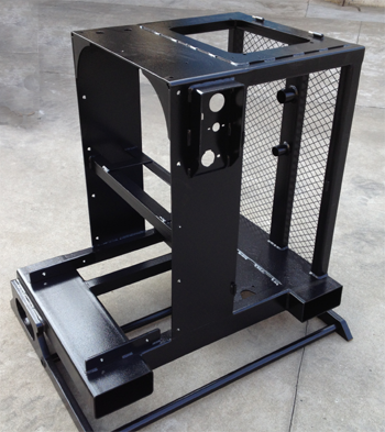 Power pack frame in our testing area.