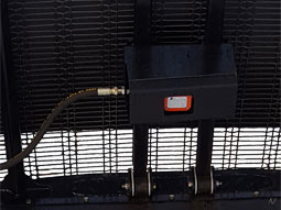 The screener vibratory pack is shielded.